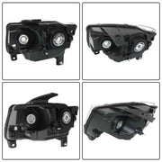 DURAFORCE Halogen For 2011-2012-13 Jeep Grand Cherokee 11-17 Compass Headlight Left&Right