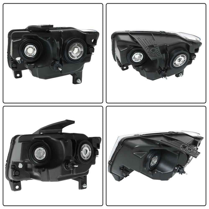 DURAFORCE Halogen For 2011-2012-13 Jeep Grand Cherokee 11-17 Compass Headlight Left&Right