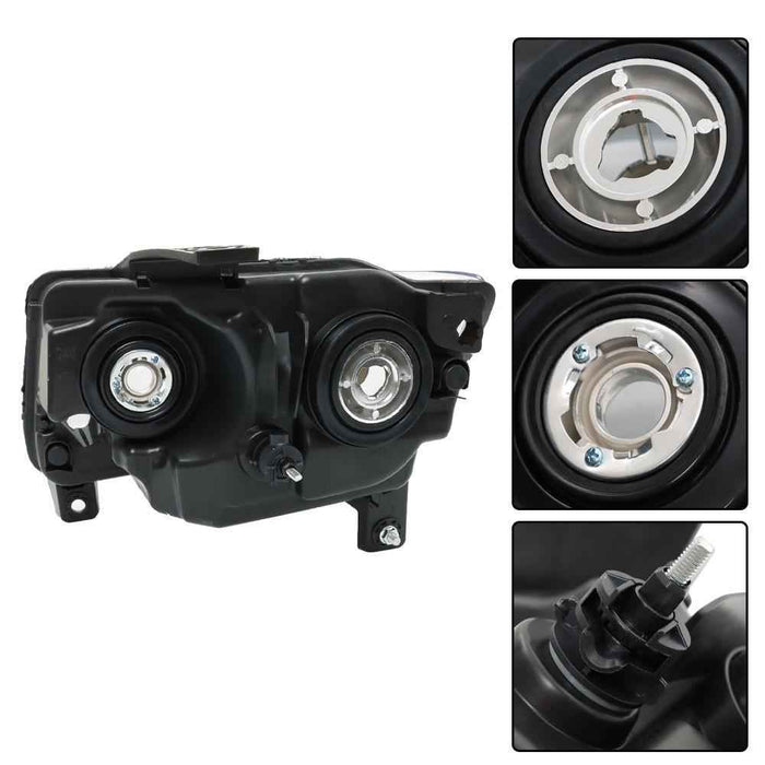 DURAFORCE Halogen For 2011-2012-13 Jeep Grand Cherokee 11-17 Compass Headlight Left&Right
