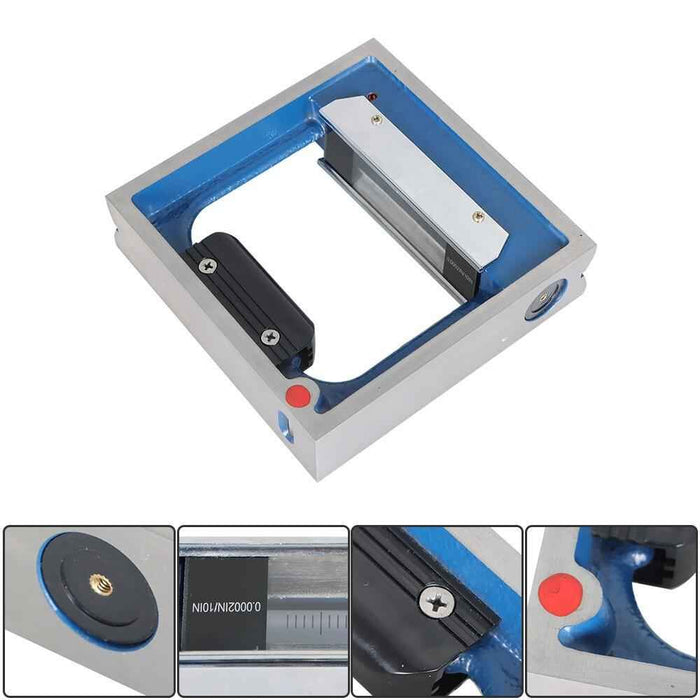 DURAFORCE Precision Frame Spirit Levels Level 6 in × 1-1/2 in × 6 in