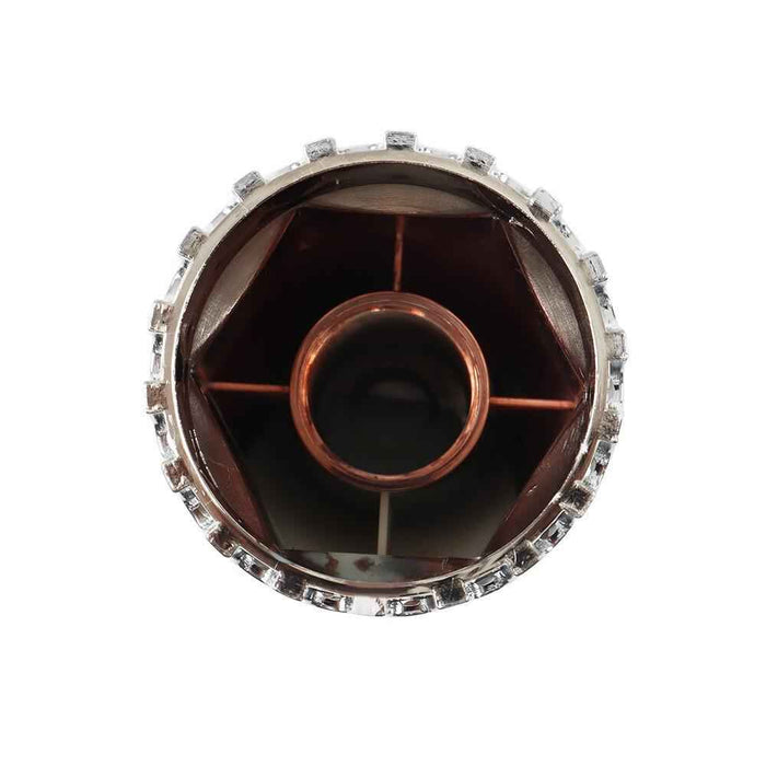 DURAFORCE High Quality Nut Cover For Semi Truck Chrome Front Wheel Covers Hub Axle 33 MM