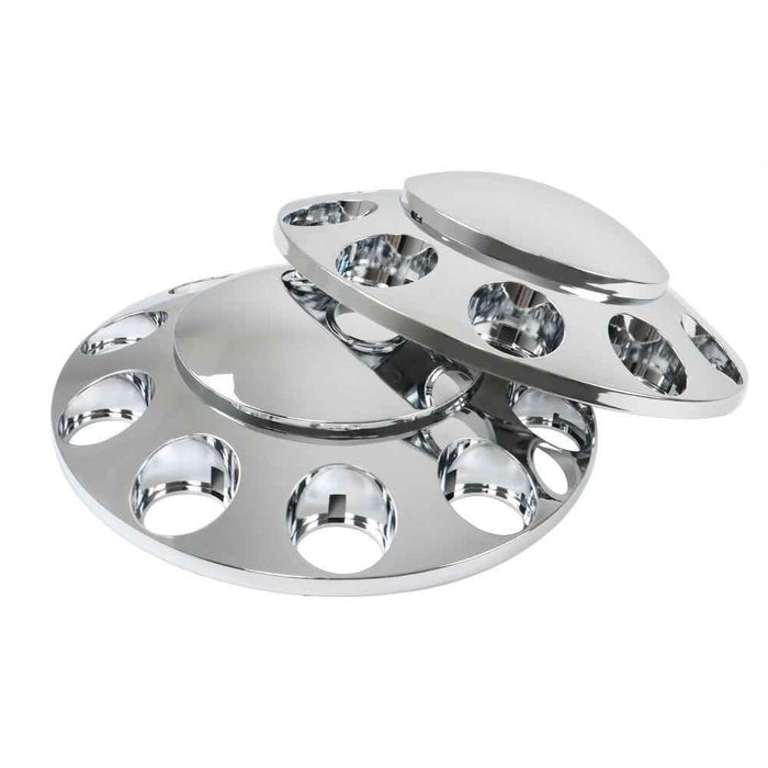 DURAFORCE High Quality Nut Cover For Semi Truck Chrome Front Wheel Covers Hub Axle 33 MM