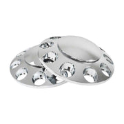 DURAFORCE High Quality Nut Cover For Semi Truck Chrome Front Wheel Covers Hub Axle 33 MM