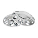 DURAFORCE High Quality Nut Cover For Semi Truck Chrome Front Wheel Covers Hub Axle 33 MM
