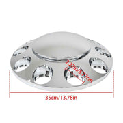 DURAFORCE High Quality Nut Cover For Semi Truck Chrome Front Wheel Covers Hub Axle 33 MM