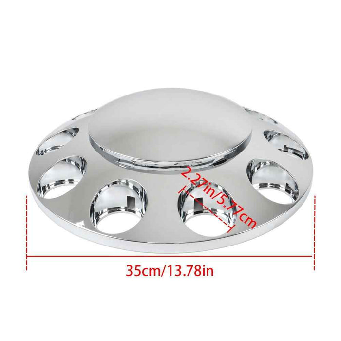 DURAFORCE High Quality Nut Cover For Semi Truck Chrome Front Wheel Covers Hub Axle 33 MM
