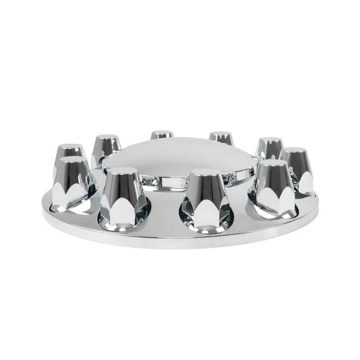 DURAFORCE High Quality Nut Cover For Semi Truck Chrome Front Wheel Covers Hub Axle 33 MM