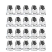DURAFORCE High Quality Nut Cover For Semi Truck Chrome Front Wheel Covers Hub Axle 33 MM