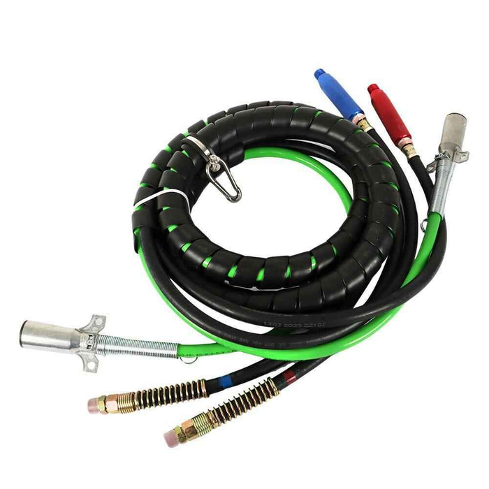 DURAFORCE Wrap Set Air Line Hose Assemblies With 4 Air Hose Coupling Connector 12FT 3-in-1