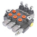 DURAFORCE Double Acting Adjustable Hydraulic Directional Control Valve 3 Spool 11 GPM