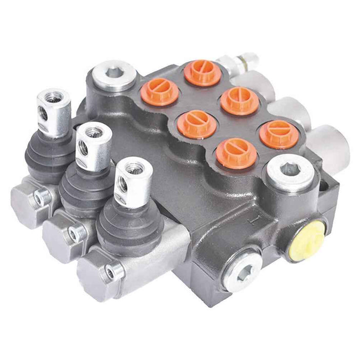 DURAFORCE Double Acting Adjustable Hydraulic Directional Control Valve 3 Spool 11 GPM