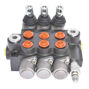 DURAFORCE Double Acting Adjustable Hydraulic Directional Control Valve 3 Spool 11 GPM