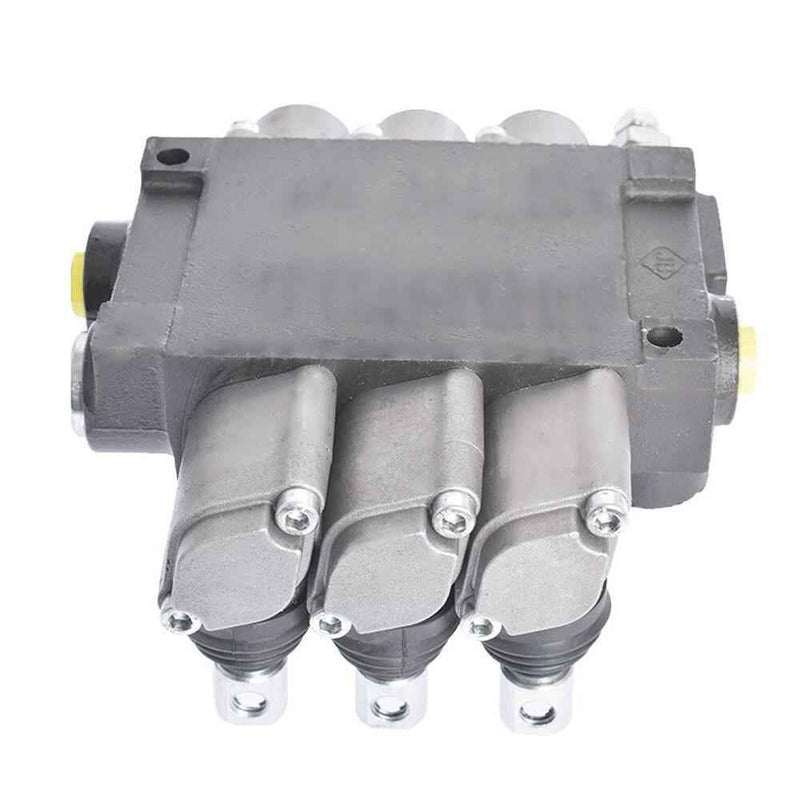DURAFORCE Double Acting Adjustable Hydraulic Directional Control Valve 3 Spool 11 GPM