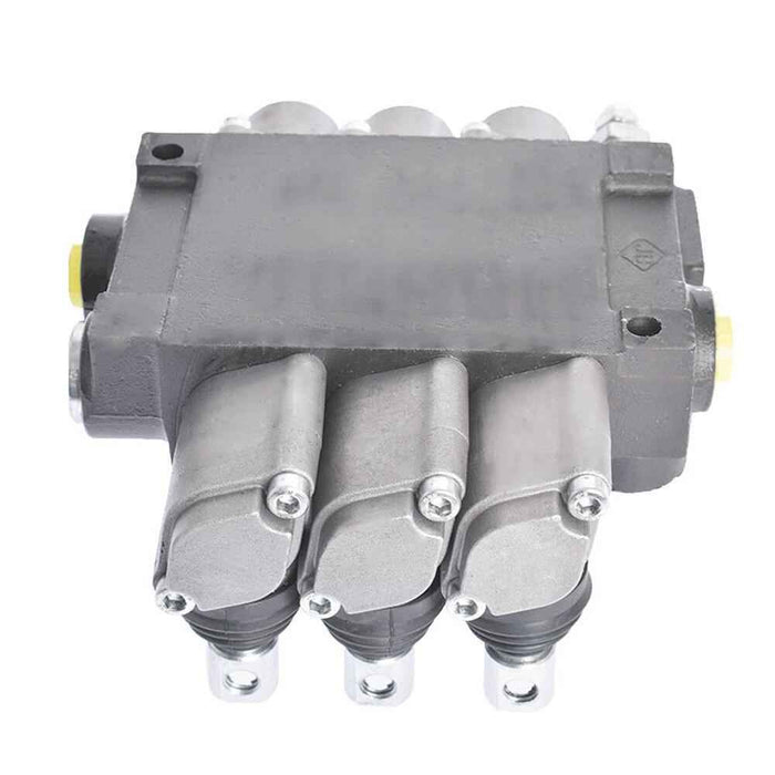 DURAFORCE Double Acting Adjustable Hydraulic Directional Control Valve 3 Spool 11 GPM