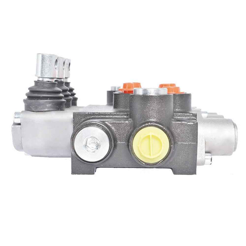 DURAFORCE Double Acting Adjustable Hydraulic Directional Control Valve 3 Spool 11 GPM