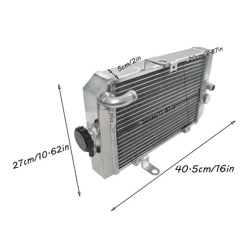 DURAFORCE 5LP-12461-10-00 Radiator For 2002-2005 Yamaha Raptor 660R YFM660R ATV