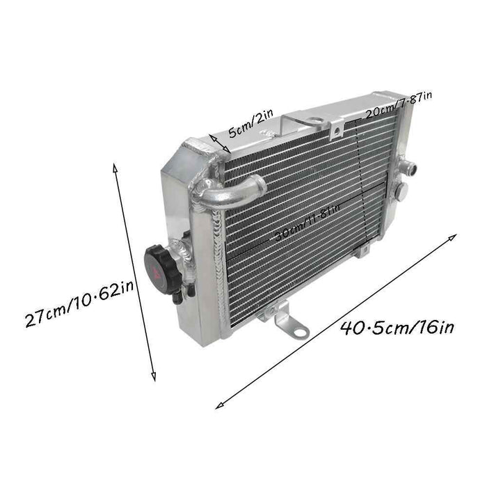 DURAFORCE 5LP-12461-10-00 Radiator For 2002-2005 Yamaha Raptor 660R YFM660R ATV