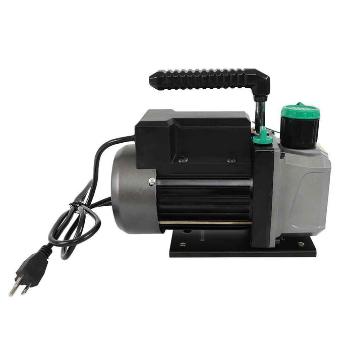 DURAFORCE 1/3HP 4CFM Aluminum Air Vacuum Pump Manifold Gauge Set HVAC AC Refrigerant Kit