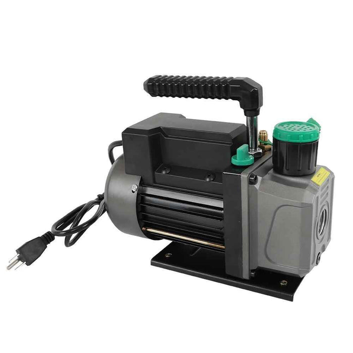 DURAFORCE 1/3HP 4CFM Aluminum Air Vacuum Pump Manifold Gauge Set HVAC AC Refrigerant Kit