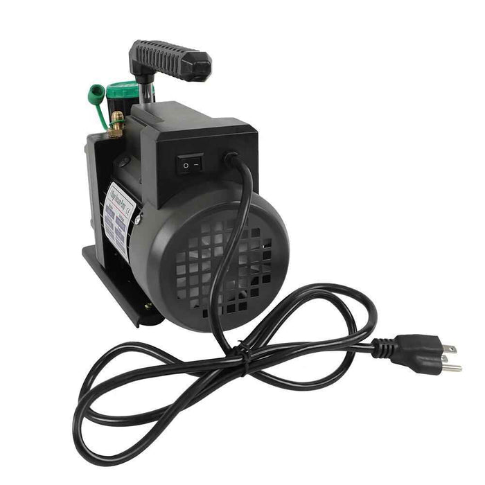 DURAFORCE 1/3HP 4CFM Aluminum Air Vacuum Pump Manifold Gauge Set HVAC AC Refrigerant Kit