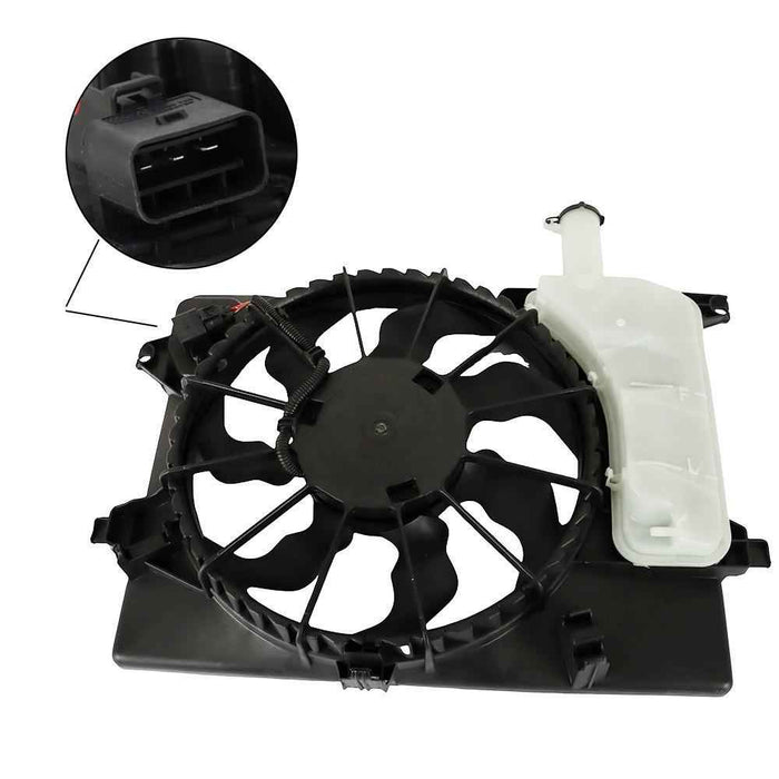 DURAFORCE Engine Radiator Cooling Fan Assembly 25380-3X100 For Hyundai Elantra 2011-2013