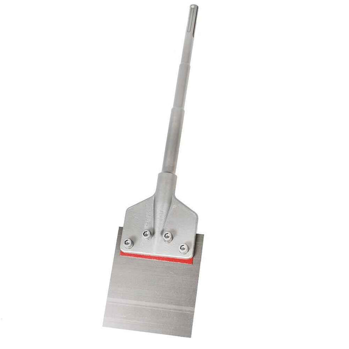 DURAFORCE 6" × 25" Max Floor Scraper 6” Wide Tile Removal Bit And Blade SDS Heavy Duty
