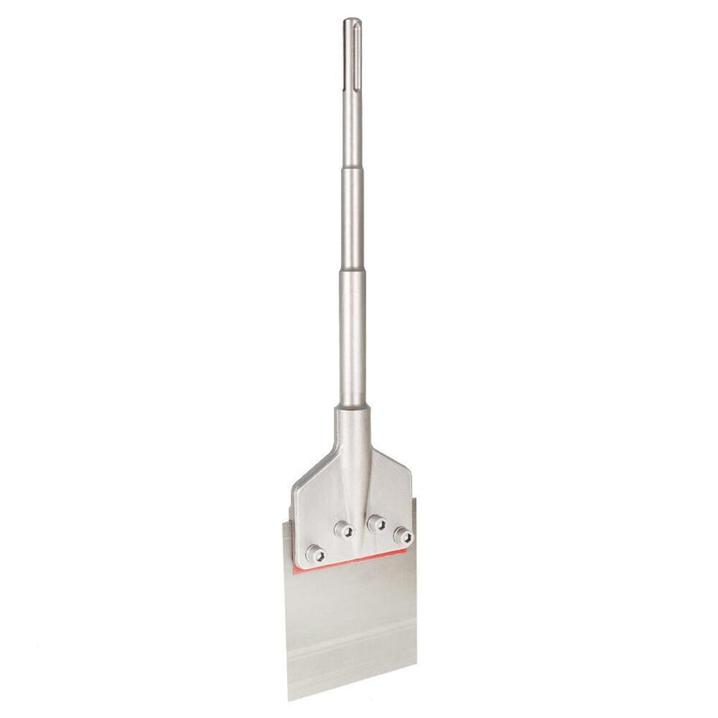 DURAFORCE 6" × 25" Max Floor Scraper 6” Wide Tile Removal Bit And Blade SDS Heavy Duty