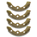 DURAFORCE For DS G&E 95+ and Precedent 04+ For Club Car Golf Cart Brake Shoes & Spring Kit