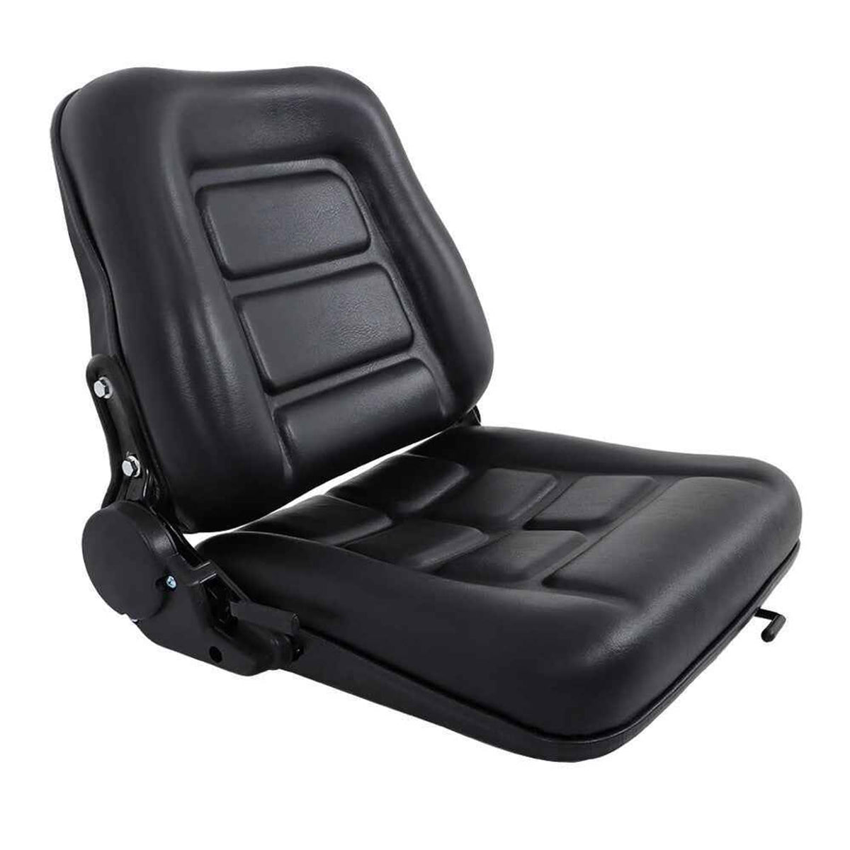 Adjustable Angle Back And Slide Universial Tractor Fold Down Seat Black ...