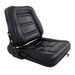 DURAFORCE Adjustable Angle Back And Slide Universial Tractor Fold Down Seat Black