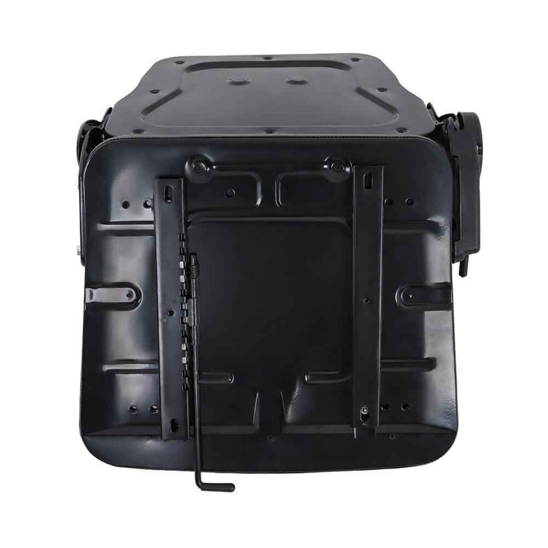DURAFORCE Adjustable Angle Back And Slide Universial Tractor Fold Down Seat Black