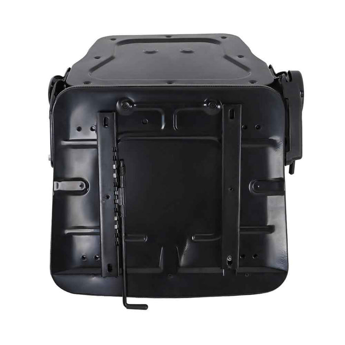 DURAFORCE Adjustable Angle Back And Slide Universial Tractor Fold Down Seat Black