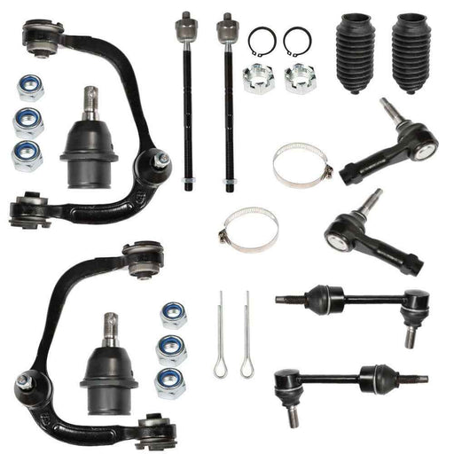 DURAFORCE For 2004/05 Ford F-150 4WD Upper Control Arm Tierod Ball Joint Sway Bar Links