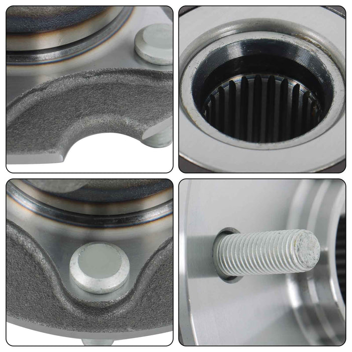 DURAFORCE For Toyota RAV4 2006 07-17 2018 424100R010 2Pcs Rear Wheel Hub Bearing Assembly