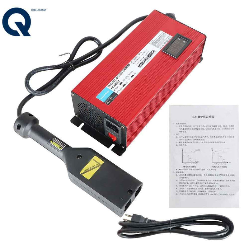 DURAFORCE Golf Cart 36V 12A "D" Style Plug Battery Charger For EZGO TXT Club Car