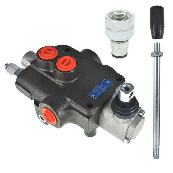 DURAFORCE 1Spool 21GPM Hydraulic Directional Control Valve Double Acting + conversion plug