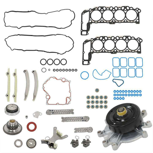 DURAFORCE For 2002-2003 04 Dodge Ram1500 4.7L Head Gasket Set Timing Chain Kit Water Pump