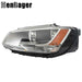 DURAFORCE For 2011-2015-2018 Volkswagen Jetta Haloegn Headlight Black Headlamp Driver Side
