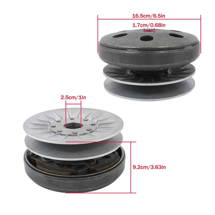 DURAFORCE Complete Pulley Drive Secondary Clutch For Linhai 400 Bighorn ATV UTV Part 27248
