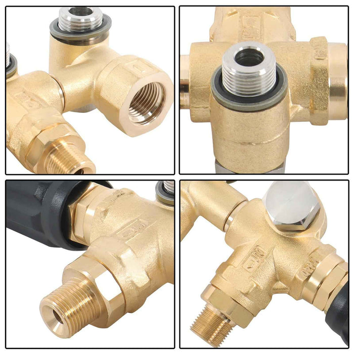 DURAFORCE 5.5 GPM 3/8 Unloader 3650psi with Bolt Set for Pressure Pump RR, RK, XM US