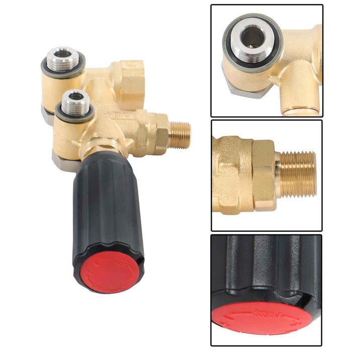 DURAFORCE 5.5 GPM 3/8 Unloader 3650psi with Bolt Set for Pressure Pump RR, RK, XM US