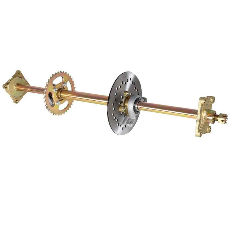 DURAFORCE Go Kart 32" Drift Trikes & Rear Axle Complete Kit Wheel Hub And Brake Assembly