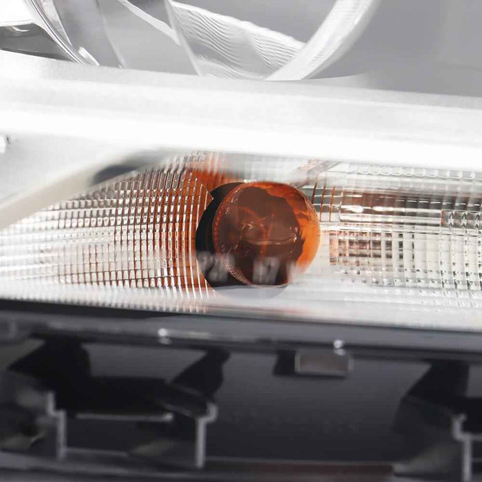 DURAFORCE Headlight Right Side For Volkswagen Jetta 2011-2016-17 18 Headlamp Halogen Black