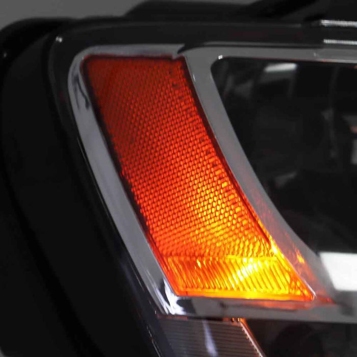 DURAFORCE Headlight Right Side For Volkswagen Jetta 2011-2016-17 18 Headlamp Halogen Black