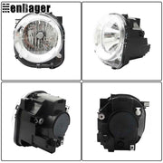 DURAFORCE Projector Headlight Left For Jeep Renegade 2015-2016-18 Halogen Headlamp Chrome