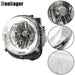 DURAFORCE Projector Headlight Left For Jeep Renegade 2015-2016-18 Halogen Headlamp Chrome