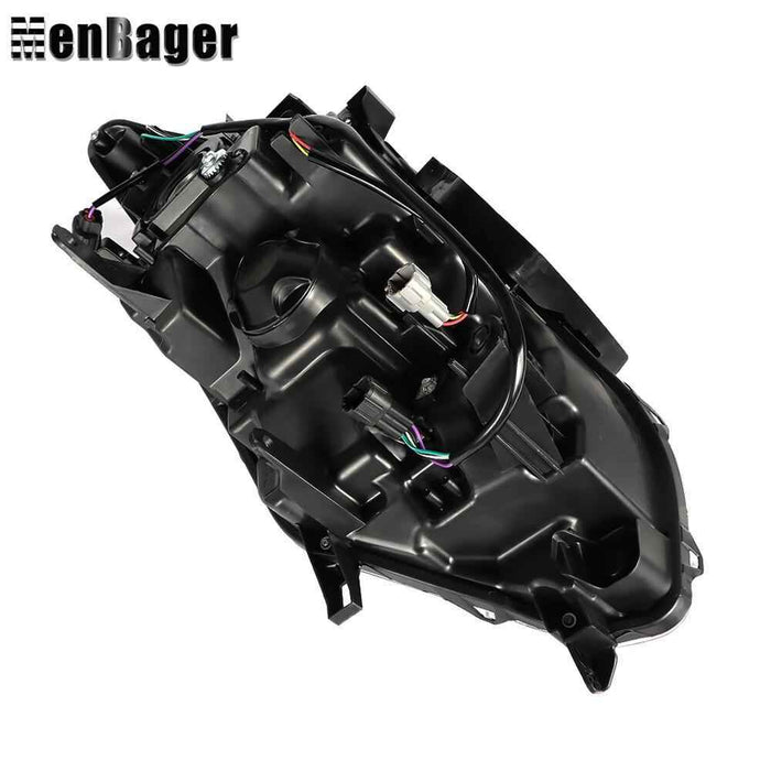 DURAFORCE Right Headlamp W/DRL Halogen For Nissan Rogue S SV SL 2014-2016 Headlight Chrome