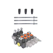 DURAFORCE 3 Spool 13GPM Hydraulic Control Valve Double Acting with Conversion Plug