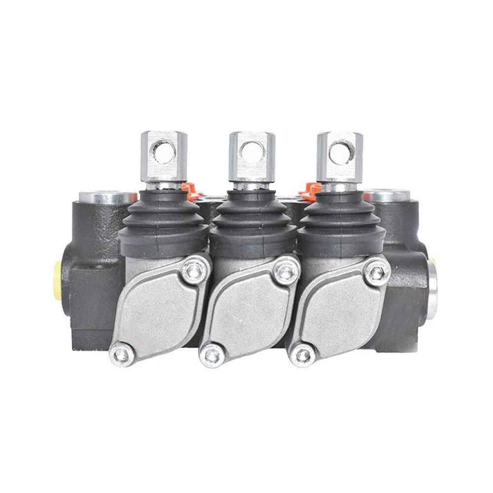 DURAFORCE 3 Spool 13GPM Hydraulic Control Valve Double Acting with Conversion Plug