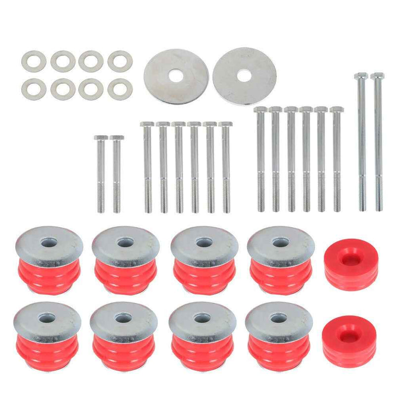 DURAFORCE Body Cab Mount Bushing Kit For 08-16 Ford F250 F350 Super Duty 2WD/4WD KF04060BK